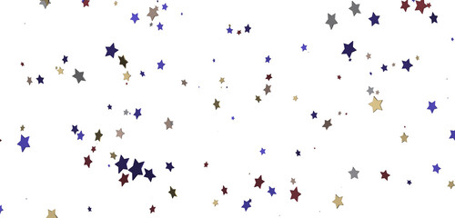 Stellar Symphony: Embark on a Visual Journey with 3D Gold Stars Rain