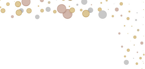 gold  Rainfall: Astonishing 3D Illustration of gold  Confetti Shower