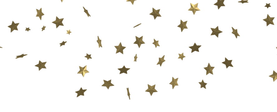 XMAS Stars - Festive christmas card. Isolated illustration white background. -