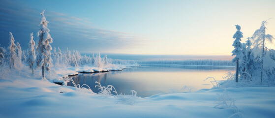 Winter Wonderland at Sunrise