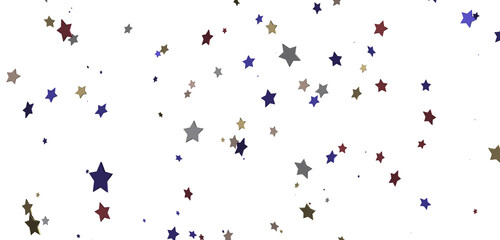 Stellar Symphony: Embark on a Visual Journey with 3D Gold Stars Rain