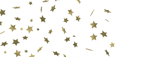 XMAS Stars - stars. Confetti celebration, Falling golden abstract decoration for party, birthday celebrate,