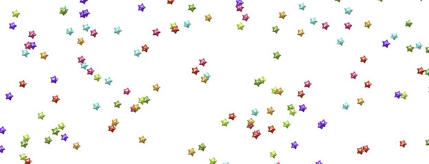 Journey to the Cosmos: Immerse Yourself in a 3D Colorful Stars Rainfall