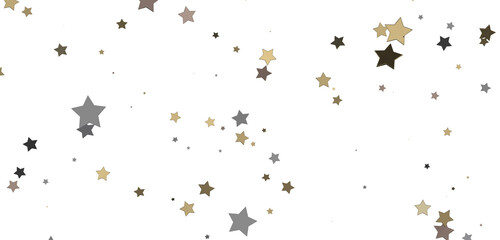 Stellar Symphony: Embark on a Visual Journey with 3D Gold Stars Rain