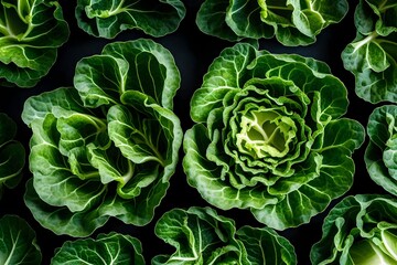 Fototapeta premium green cabbage vegies