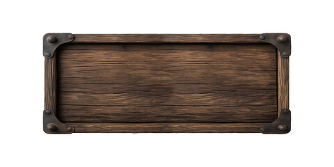 realistic wooden plaque