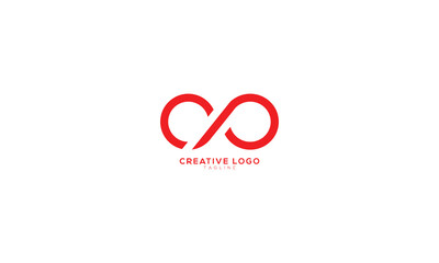 OO ∞ Abstract initial monogram letter alphabet logo design