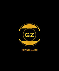 GZ Letter Logo Design. Unique Attractive Creative Modern Initial GZ Initial Based Letter Icon Logo