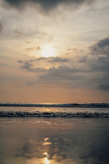 waves on the beaches of bali