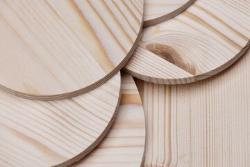 Texture con dischi di legno di abete con veneture