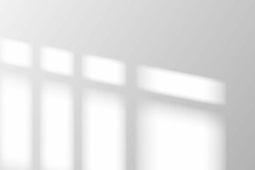 White room with window in architectural interior