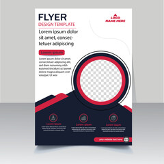 Brochure design, annual report, cover modern layout, poster, flyer vector template in A4 size	