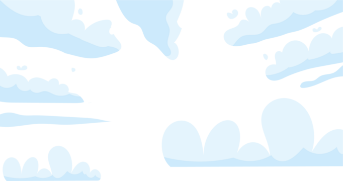 Cloud fluffy, heavens,  cartoon style - Powered by Adobe