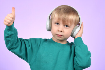 portrait of a cute blond boy, shows like