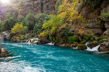 Antalya - Turkey. May 01, 2017. Koprulu Canyon, Manavgat, Antalya - Turkey.