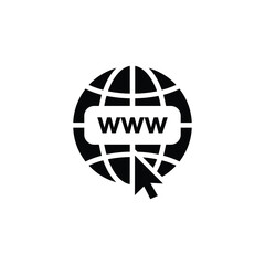 black and white web icon design