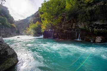 Antalya - Turkey. May 01, 2017. Koprulu Canyon, Manavgat, Antalya - Turkey.