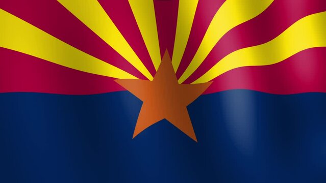 arisona state flag raising 