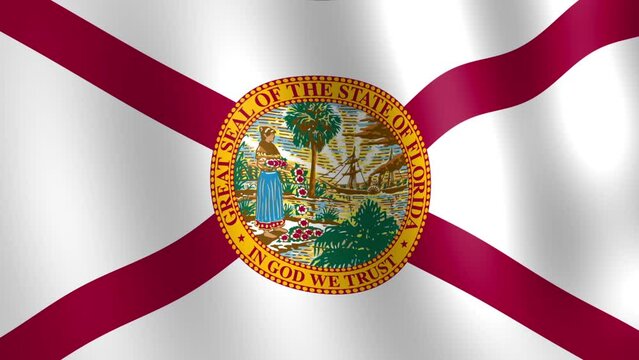florida state flag raising 
