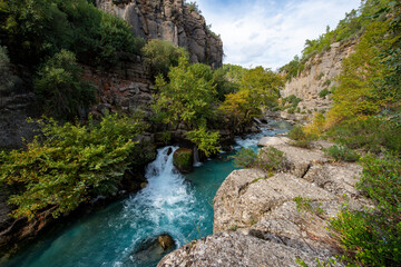 Antalya - Turkey. May 01, 2017. Koprulu Canyon, Manavgat, Antalya - Turkey.
