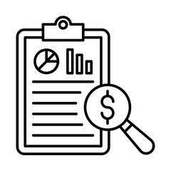 Audit Line Icon