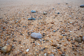 Rocky beach in England