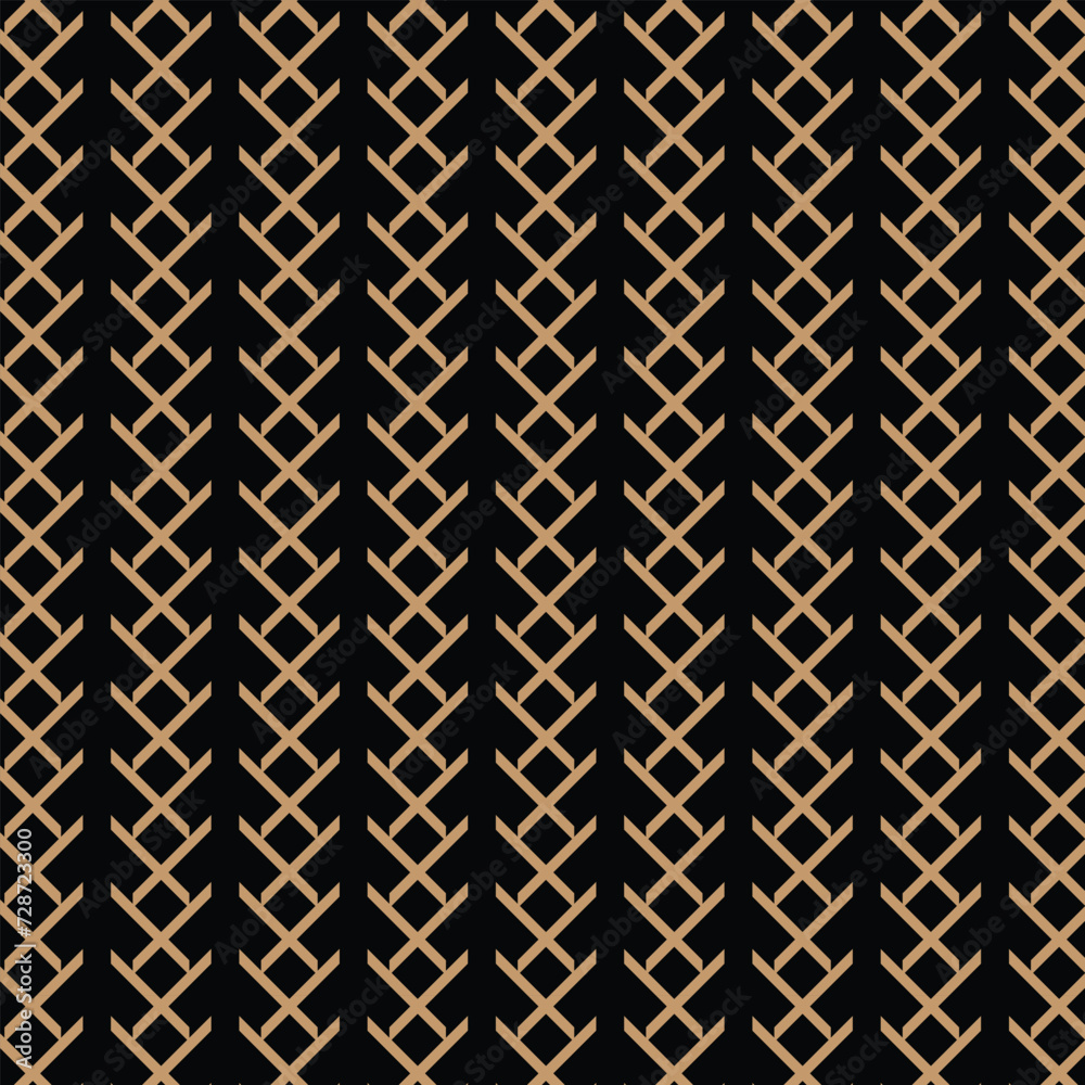 Poster abstract seamless repeatable brown cross line vertical pattern on dark.