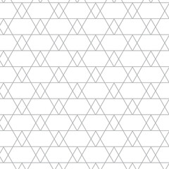 abstract seamless repeatable grey triangle line pattern art.