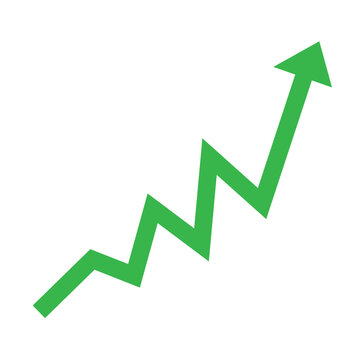 Green arrow going down stock icon on white background. Bankruptcy, financial market crash icon for your web site design, logo, app, UI. graph chart downtrend symbol. chart going down sign. PNG