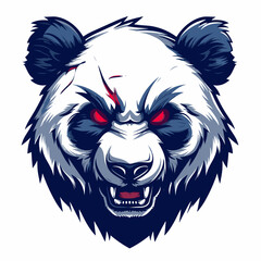 Esport vector logo panda, icon, sticker, symbol, bear, grizzly - obrazy, fototapety, plakaty
