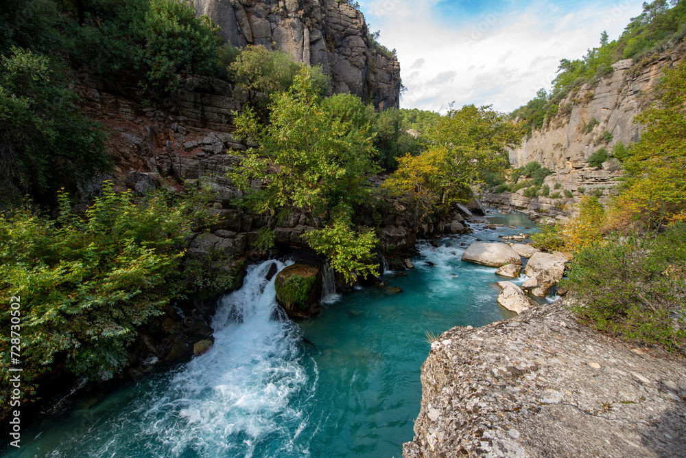 Wall mural Antalya - Turkey. May 01, 2017. Koprulu Canyon, Manavgat, Antalya - Turkey.