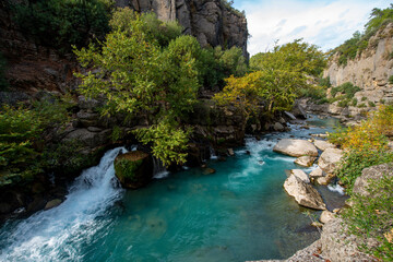 Fototapeta premium Antalya - Turkey. May 01, 2017. Koprulu Canyon, Manavgat, Antalya - Turkey.