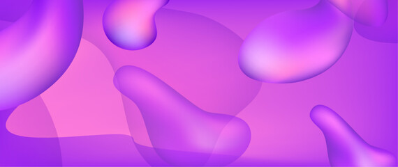 Abstract purple background with waves