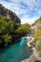 Antalya - Turkey. May 01, 2017. Koprulu Canyon, Manavgat, Antalya - Turkey.