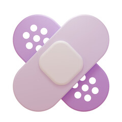 Band aid 3d illustration