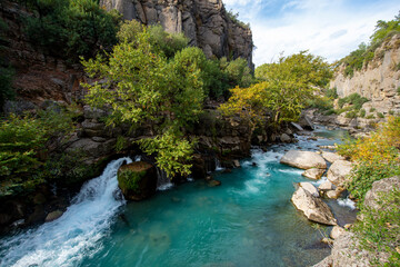Antalya - Turkey. May 01, 2017. Koprulu Canyon, Manavgat, Antalya - Turkey.