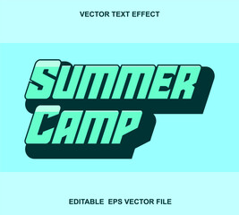 Summer camp typography design for t-shirt. Vector illustration.