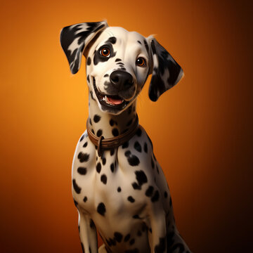 Chien dalmatien - Collection petits compagnons : regard intense &agrave; faire fondre