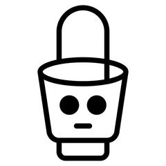 bucket dualtone icon