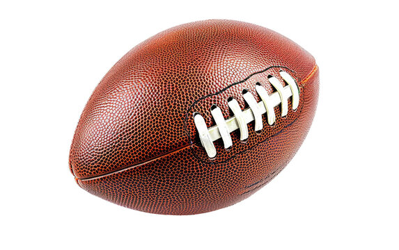 Football Game Ball on Transparent Background, PNG, Generative Ai