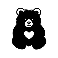 valentine clipart, cute love bear, cute bear, clipart, png, svg, jpg, eps, panda, bear, animal, cartoon, baby, illustration, vector, cute, fun, zoo, character, china, smile, mammal, bamboo, wildlife, 