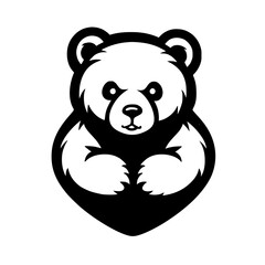 valentine clipart, cute love bear, cute bear, clipart, png, svg, jpg, eps, panda, bear, animal, cartoon, baby, illustration, vector, cute, fun, zoo, character, china, smile, mammal, bamboo, wildlife, 