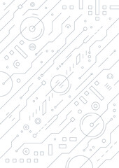 Obraz premium technology interface background. futuristic background. technological interface. outline futuristic interface