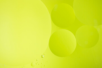 Light Green Background Oil Drops