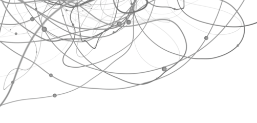 Multi color connected lines and dots network 3d illustration