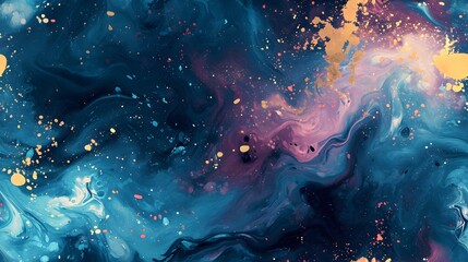 abstract cosmic background seamless pattern