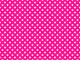 texturised white color polka dots over deep pink background - 728743510