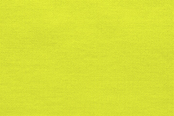 Yellow canvas texture, bright yellow jersey fabric texture as background