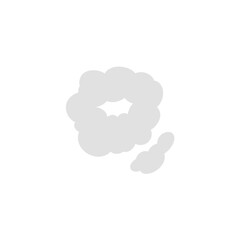 Cartoon smoke cloud
