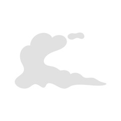 Cartoon smoke cloud